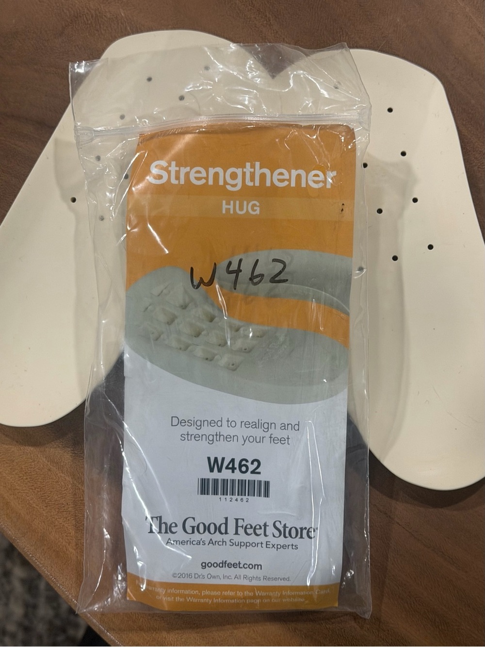 Strengthener Hug Foot Support Insoles - Cream